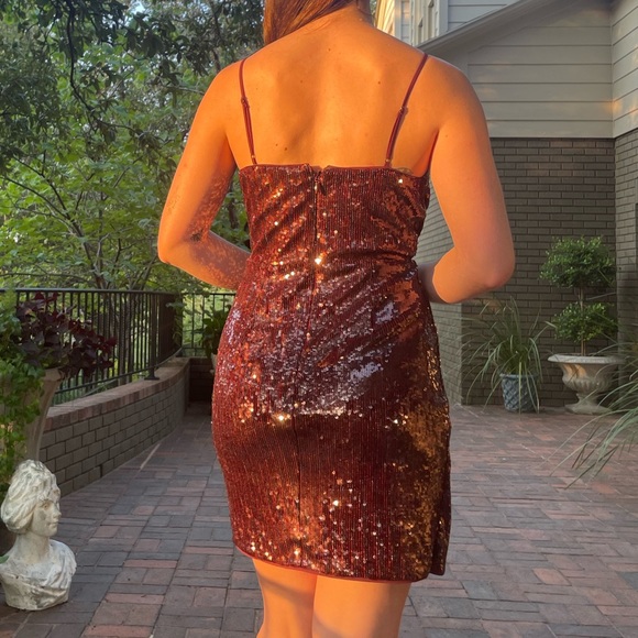 BCBGMaxazria Sequin Dress - Picture 2 of 7
